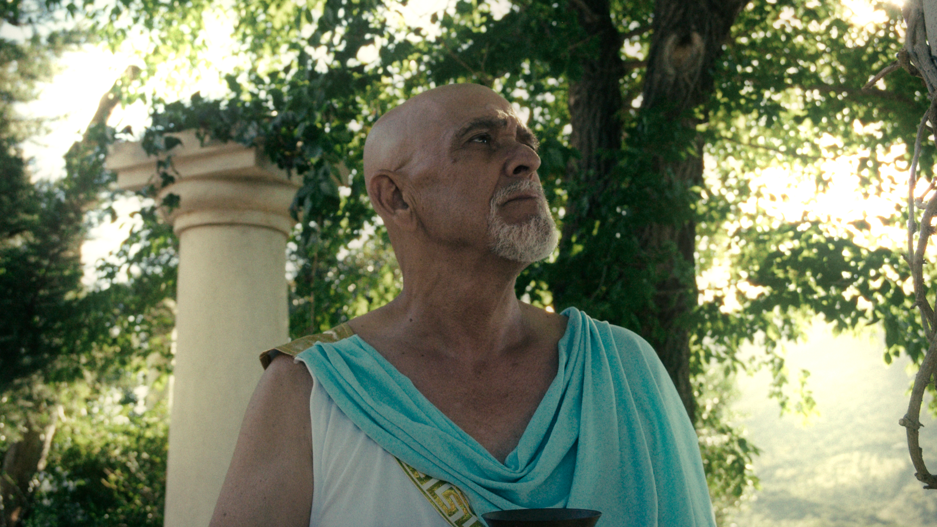 Recreación de Platón. Imagen de la serie Atlantis. Contiene derechos de imagen.