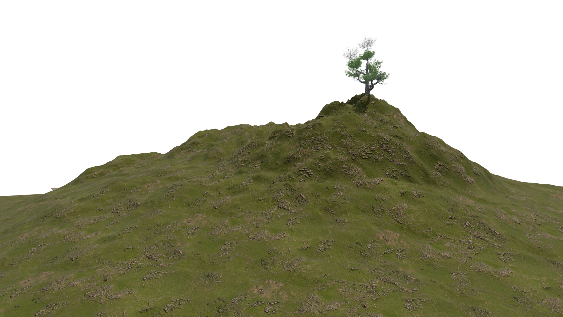 CGI del Cerro de Santa Brígida en Camas